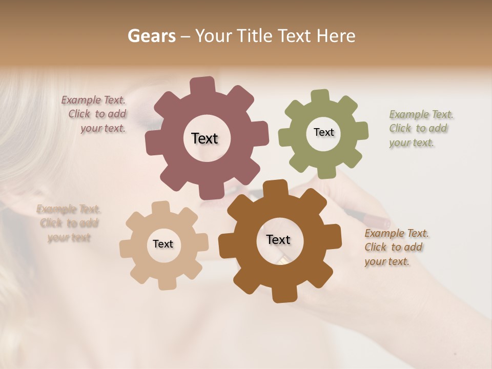 Mouth Preparation Girl PowerPoint Template