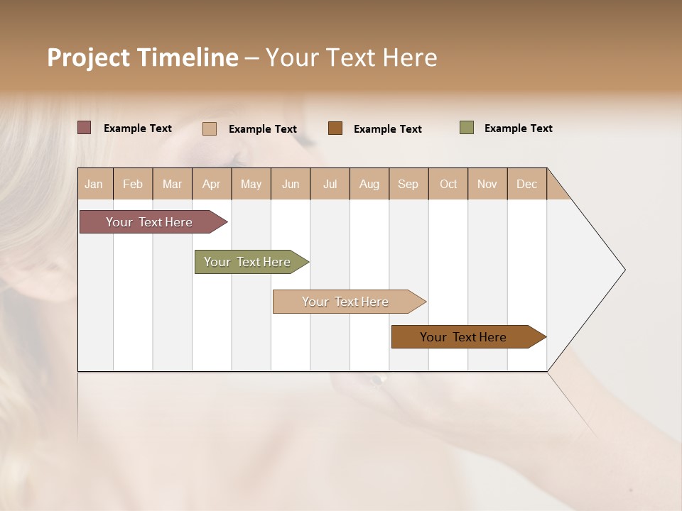 Mouth Preparation Girl PowerPoint Template