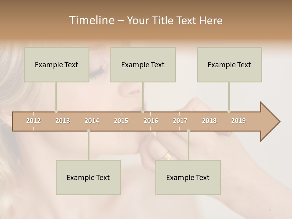 Mouth Preparation Girl PowerPoint Template