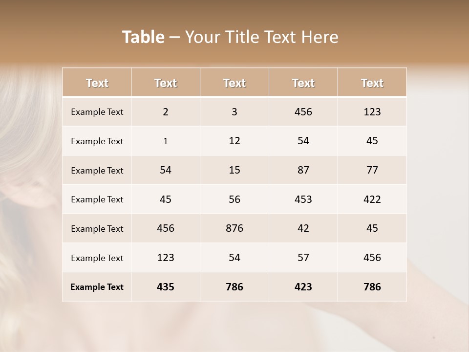 Mouth Preparation Girl PowerPoint Template