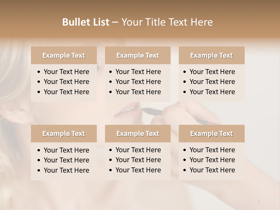 Mouth Preparation Girl PowerPoint Template