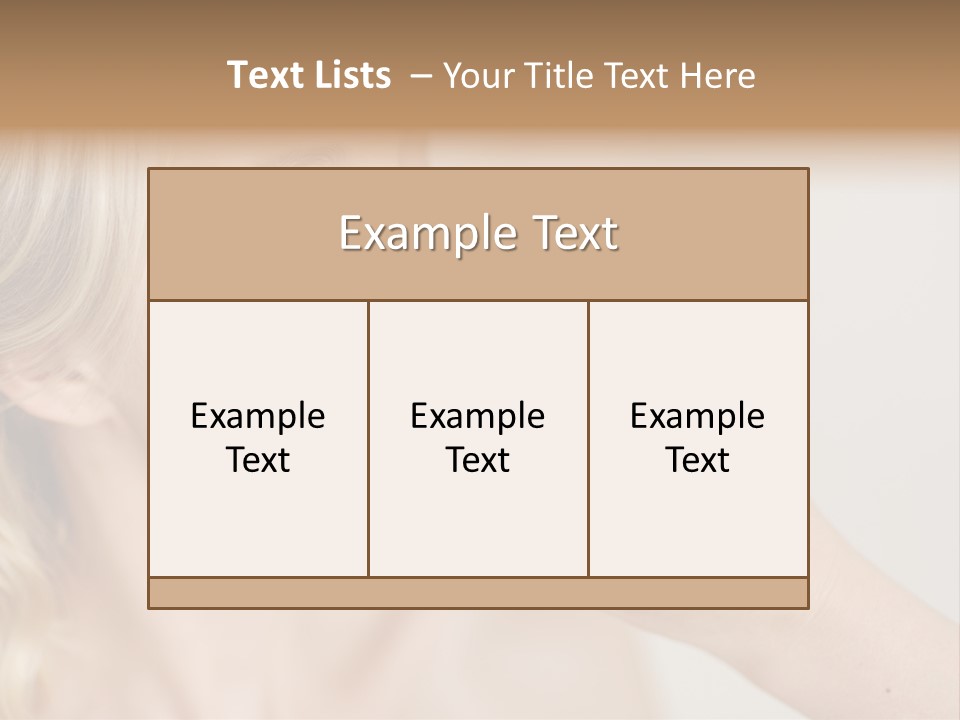 Mouth Preparation Girl PowerPoint Template