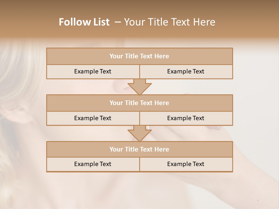 Mouth Preparation Girl PowerPoint Template