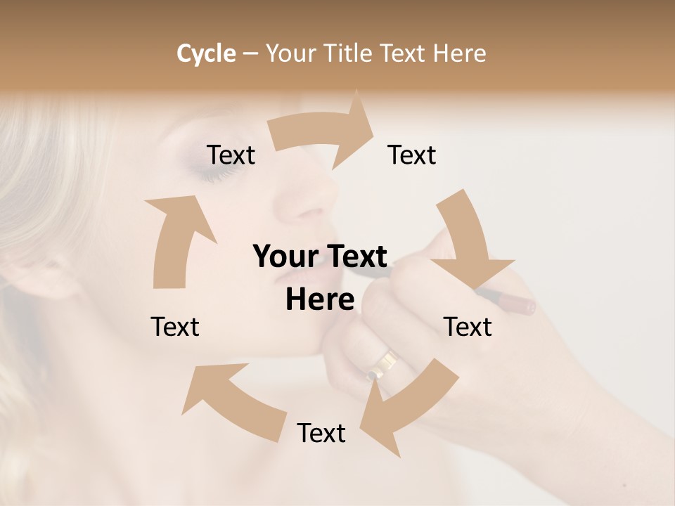 Mouth Preparation Girl PowerPoint Template