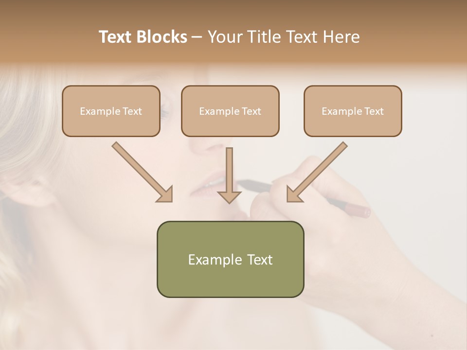 Mouth Preparation Girl PowerPoint Template