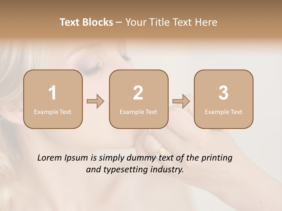 Mouth Preparation Girl PowerPoint Template