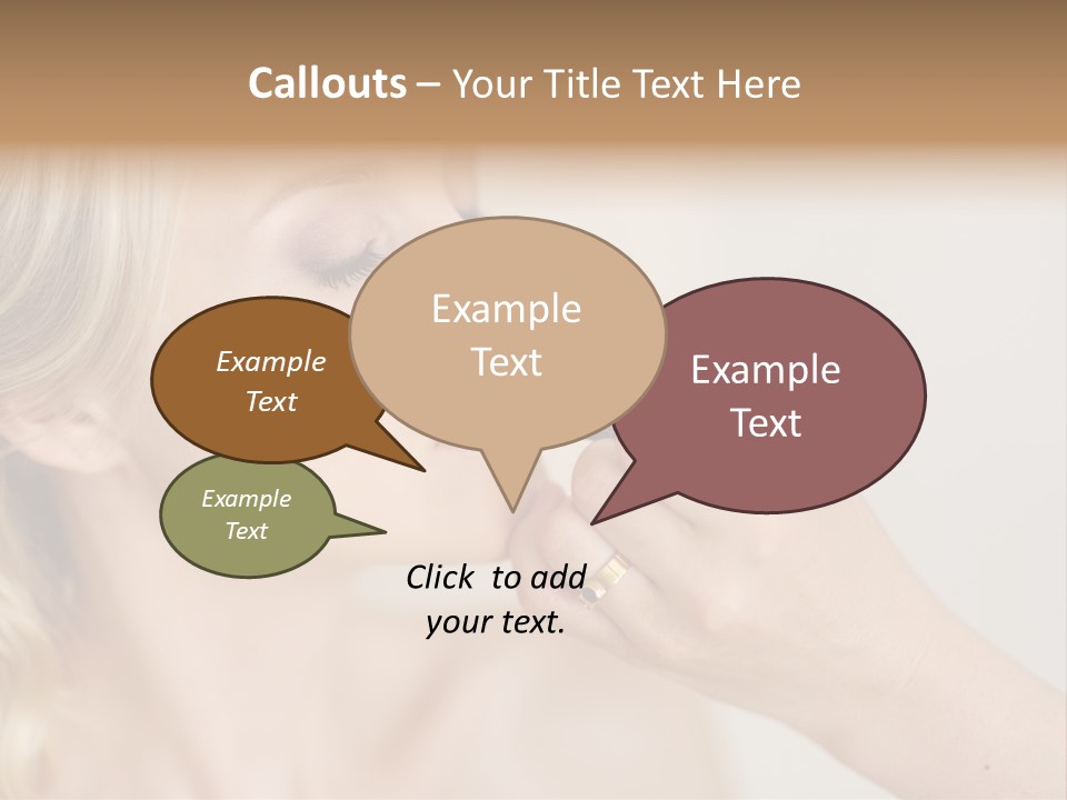 Mouth Preparation Girl PowerPoint Template