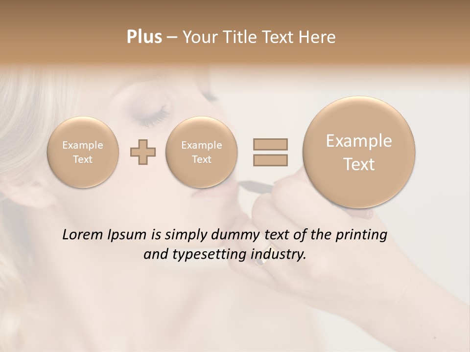 Mouth Preparation Girl PowerPoint Template