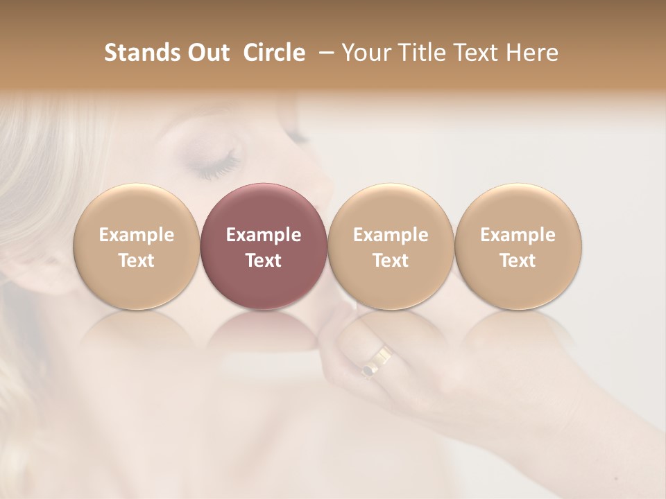 Mouth Preparation Girl PowerPoint Template