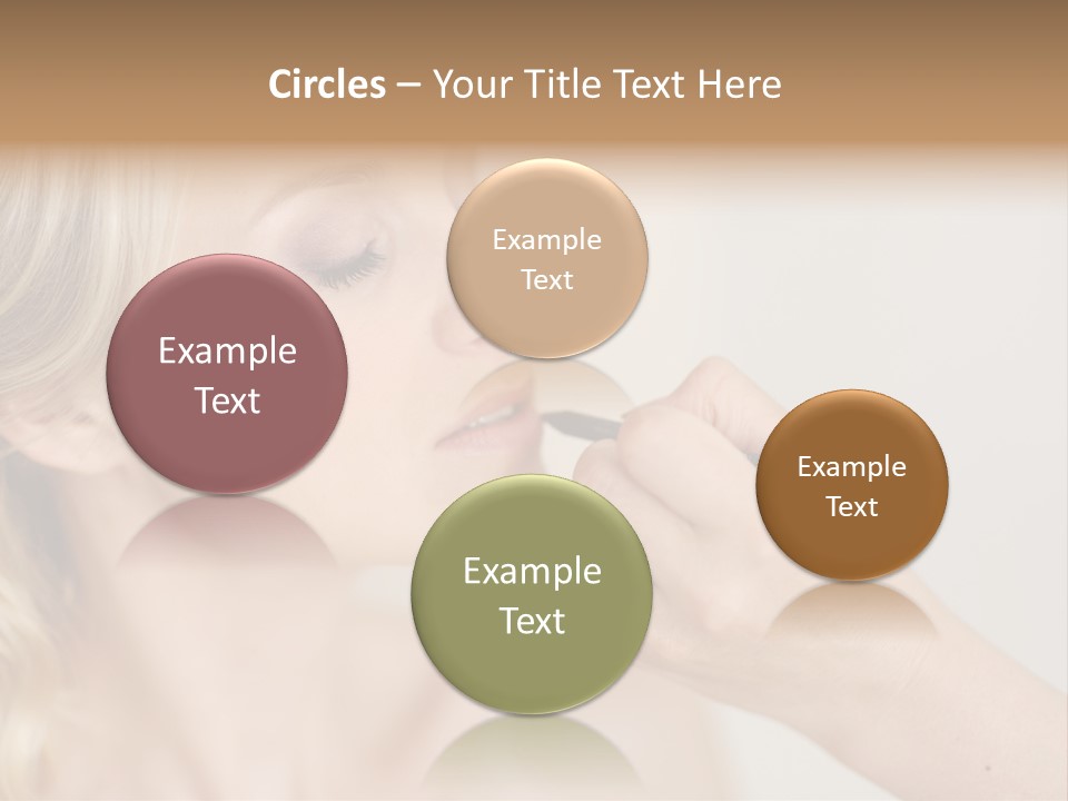 Mouth Preparation Girl PowerPoint Template