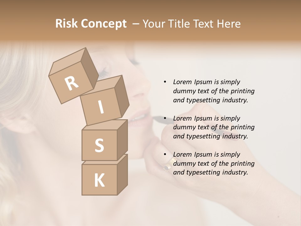 Mouth Preparation Girl PowerPoint Template