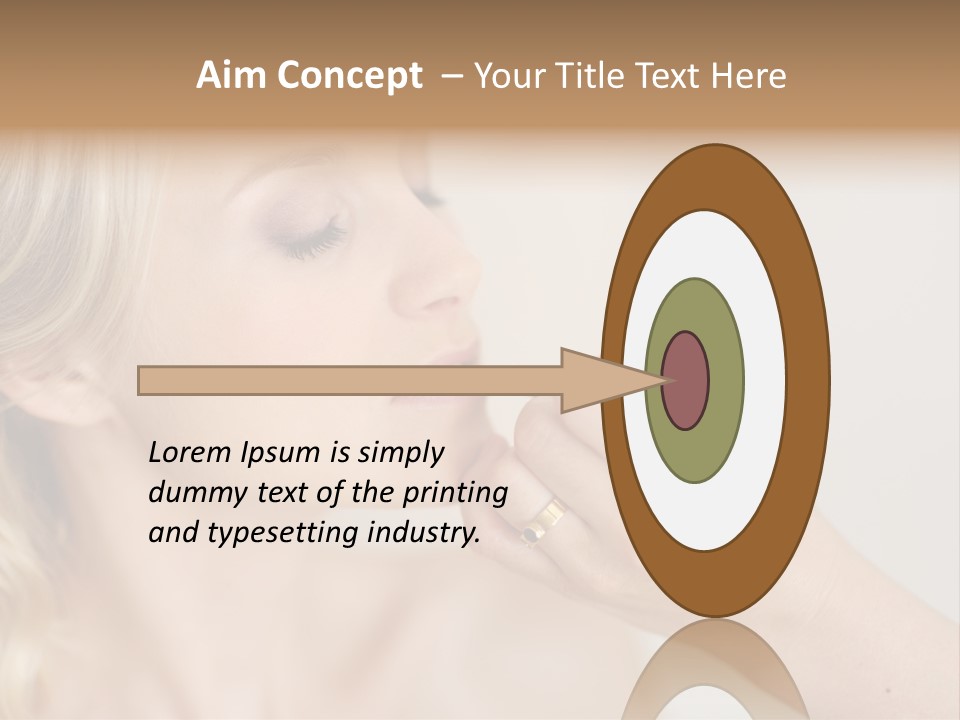 Mouth Preparation Girl PowerPoint Template