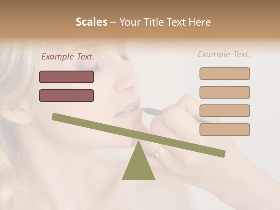 Mouth Preparation Girl PowerPoint Template