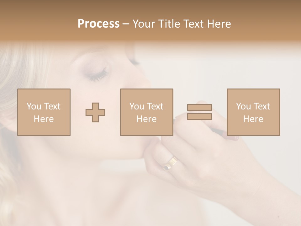 Mouth Preparation Girl PowerPoint Template