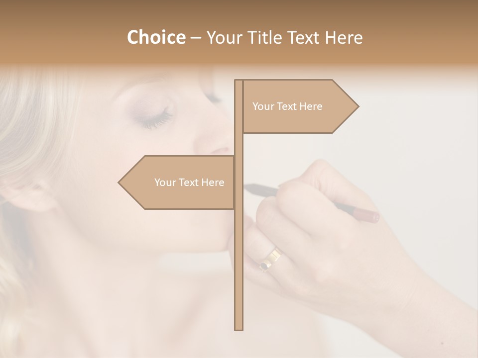 Mouth Preparation Girl PowerPoint Template