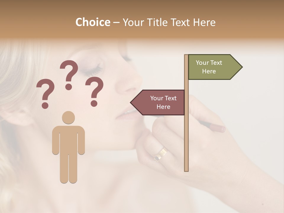 Mouth Preparation Girl PowerPoint Template