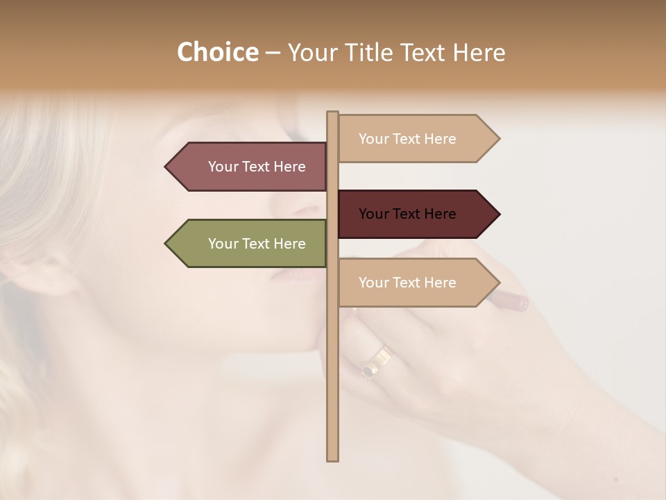 Mouth Preparation Girl PowerPoint Template