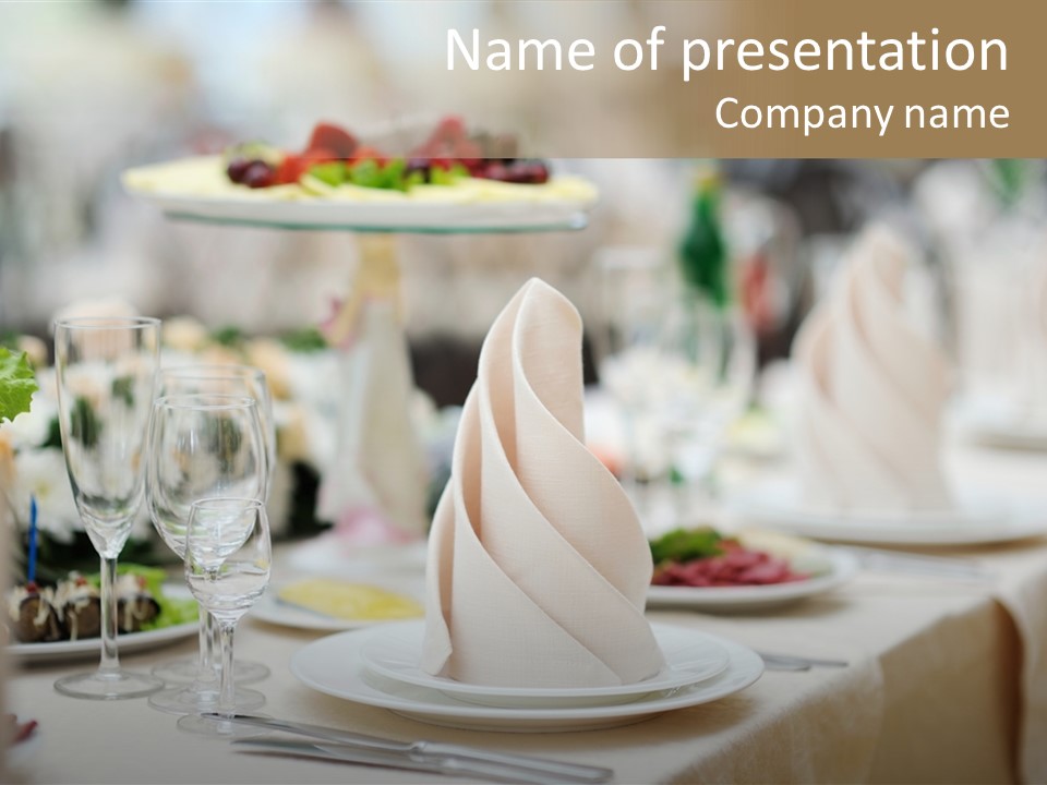 Fork Formal Catering PowerPoint Template