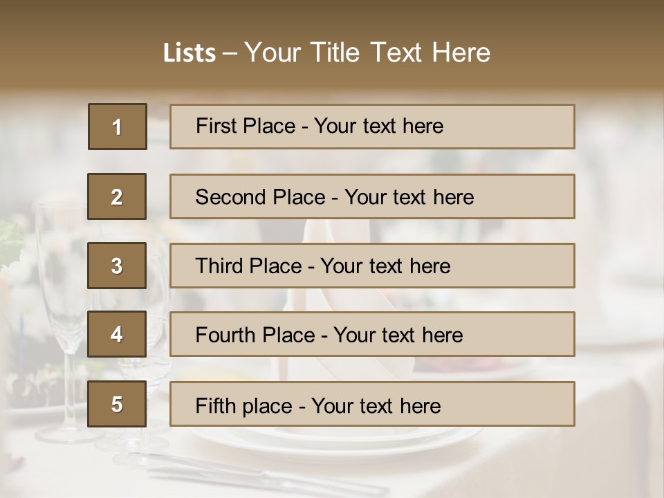 Fork Formal Catering PowerPoint Template