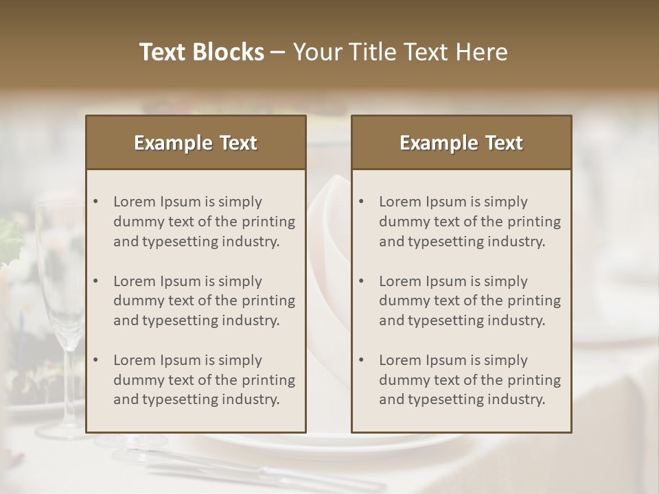 Fork Formal Catering PowerPoint Template