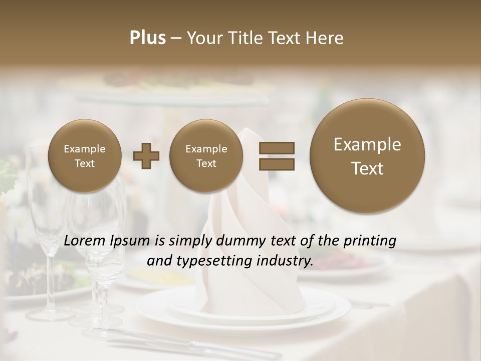 Fork Formal Catering PowerPoint Template