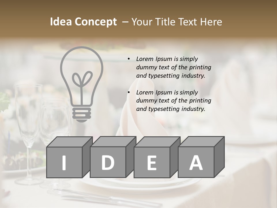 Fork Formal Catering PowerPoint Template