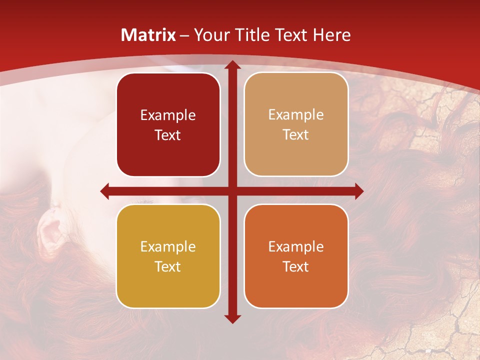 Bad Depression Female PowerPoint Template