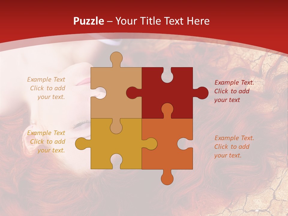 Bad Depression Female PowerPoint Template