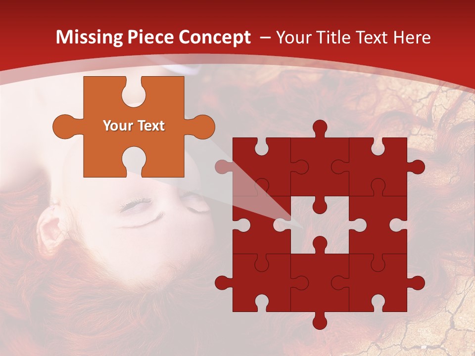 Bad Depression Female PowerPoint Template