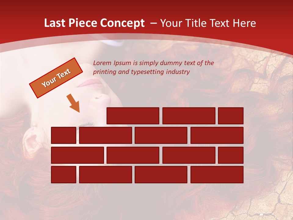 Bad Depression Female PowerPoint Template