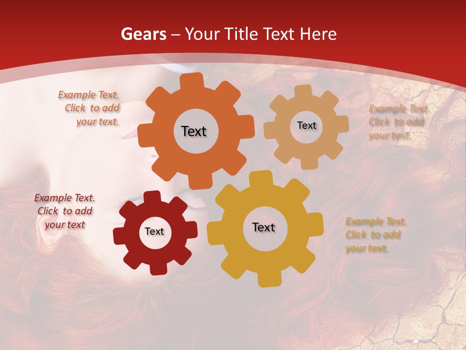 Bad Depression Female PowerPoint Template