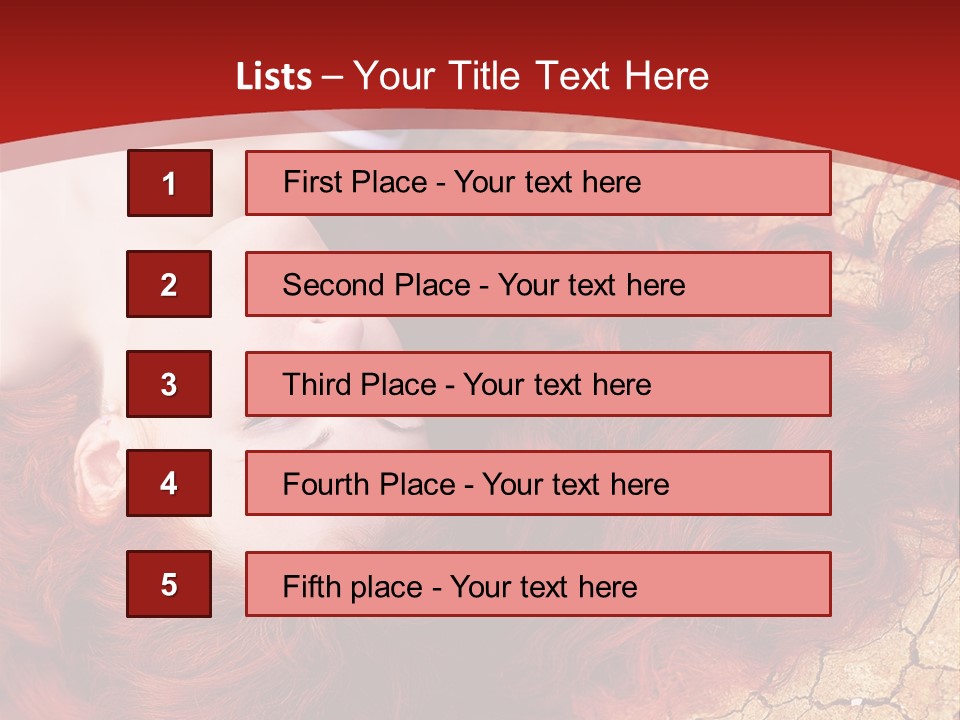 Bad Depression Female PowerPoint Template