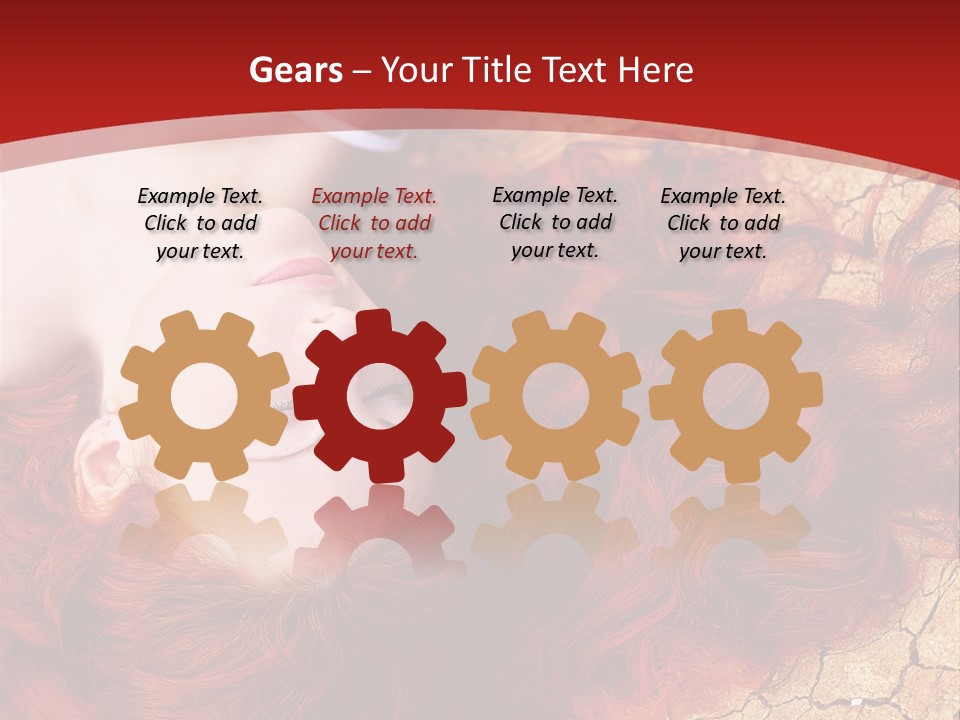 Bad Depression Female PowerPoint Template