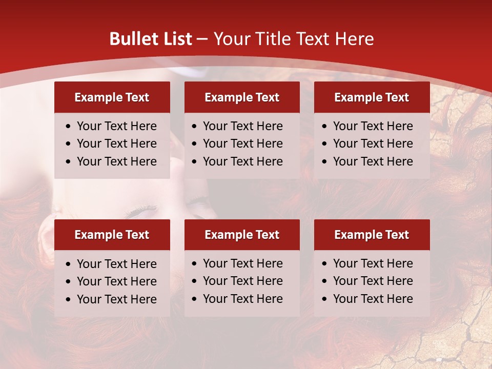 Bad Depression Female PowerPoint Template