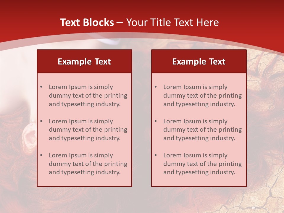 Bad Depression Female PowerPoint Template