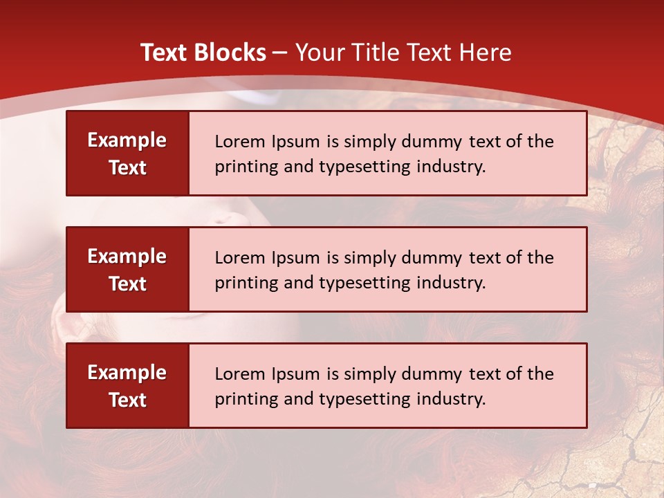 Bad Depression Female PowerPoint Template