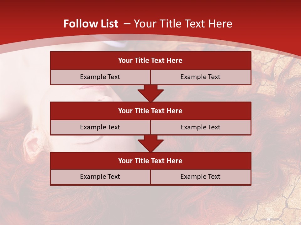 Bad Depression Female PowerPoint Template