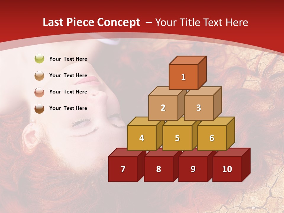 Bad Depression Female PowerPoint Template