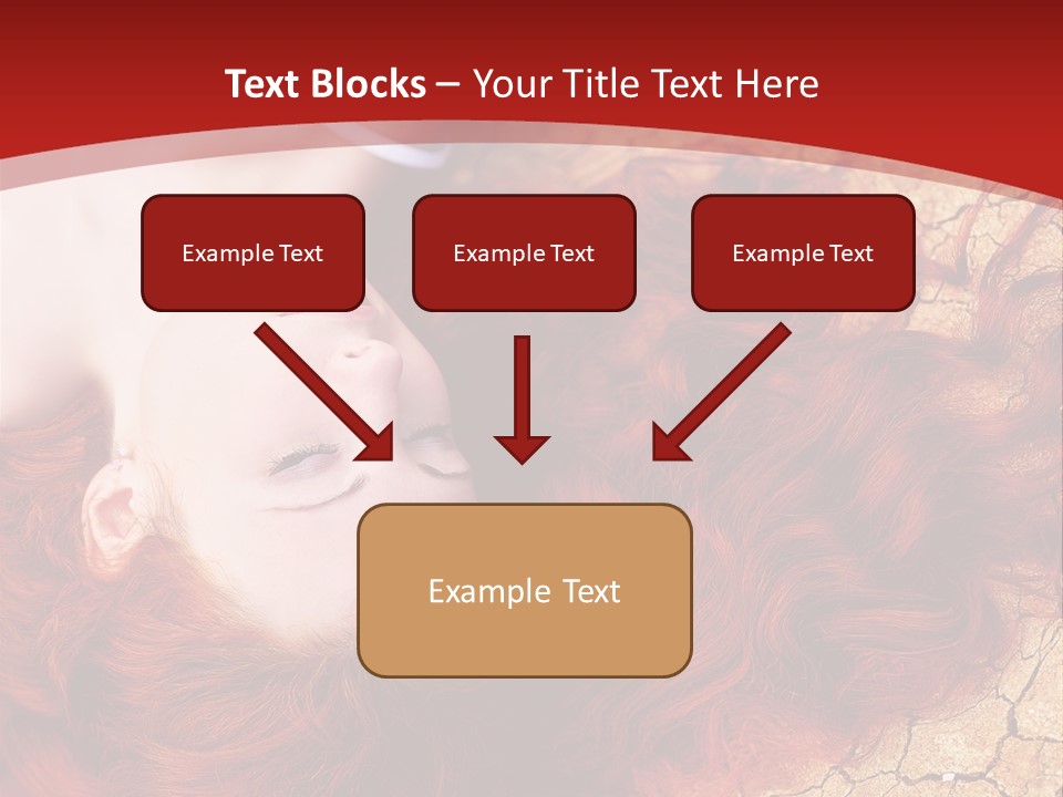 Bad Depression Female PowerPoint Template