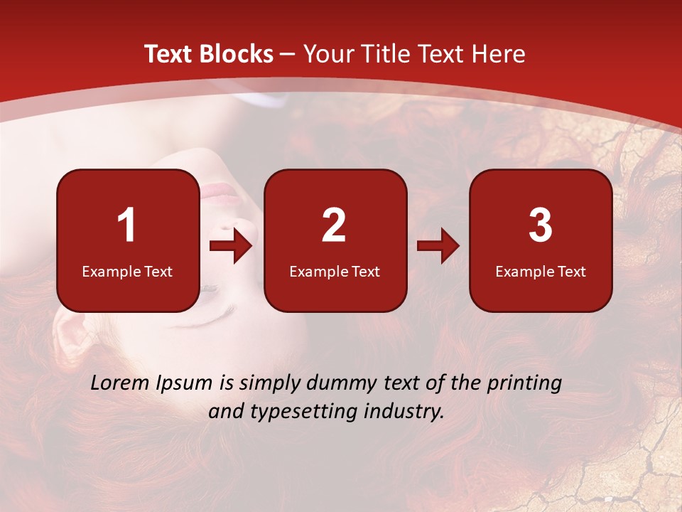 Bad Depression Female PowerPoint Template