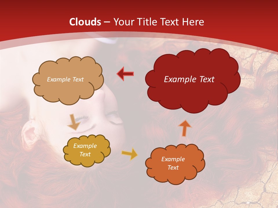 Bad Depression Female PowerPoint Template