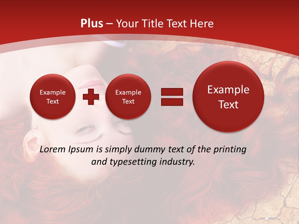 Bad Depression Female PowerPoint Template