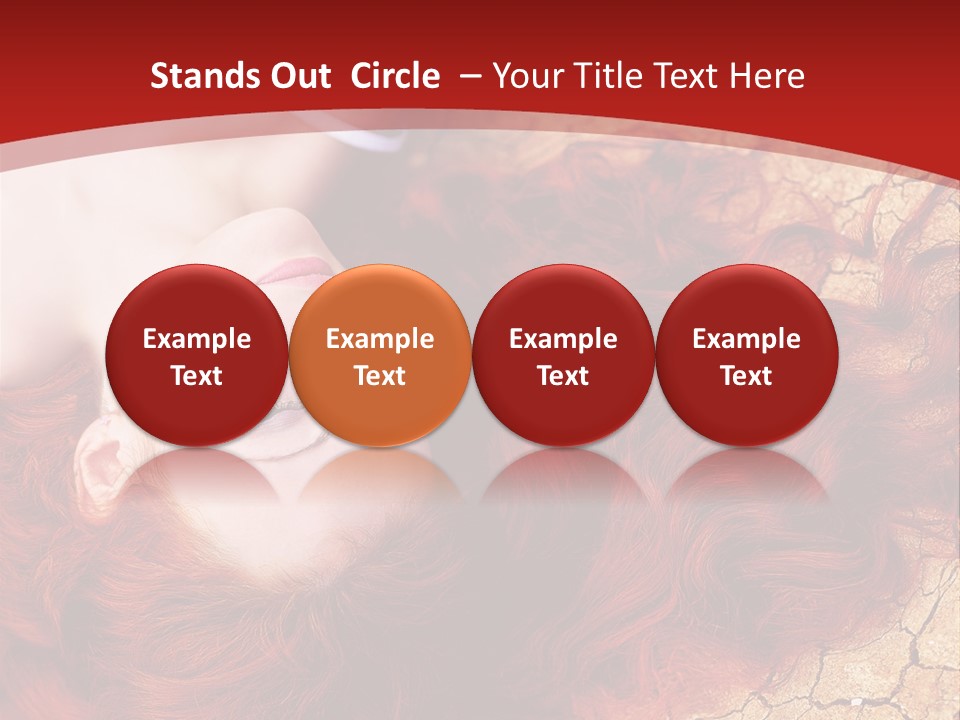 Bad Depression Female PowerPoint Template