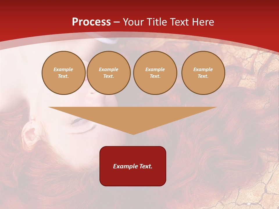 Bad Depression Female PowerPoint Template