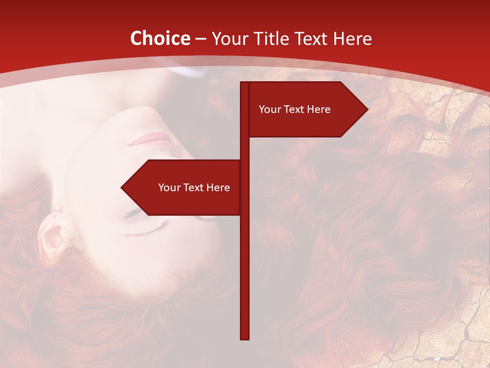 Bad Depression Female PowerPoint Template