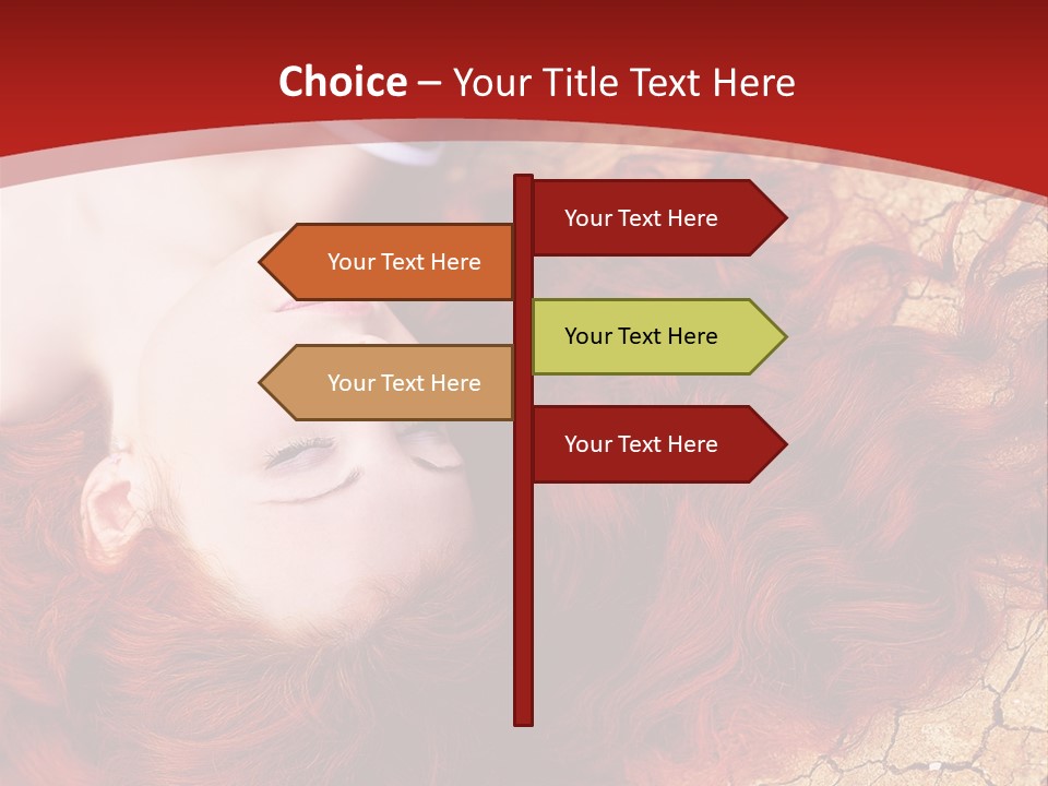 Bad Depression Female PowerPoint Template