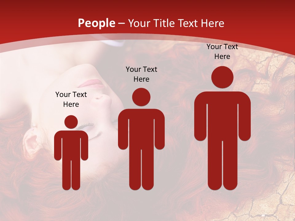 Bad Depression Female PowerPoint Template