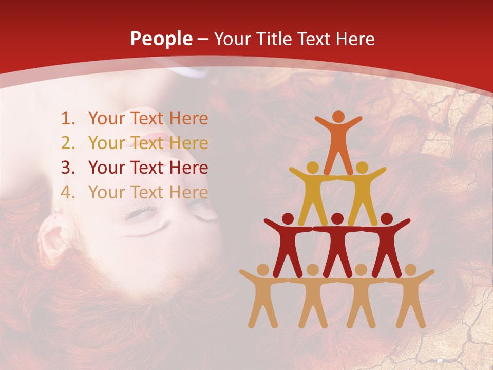 Bad Depression Female PowerPoint Template