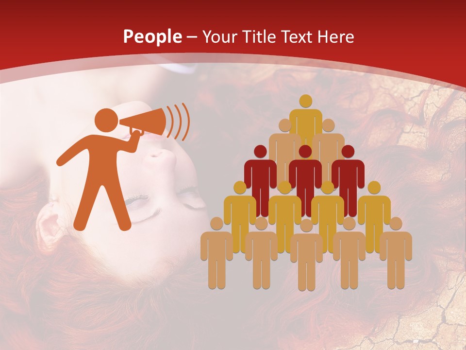 Bad Depression Female PowerPoint Template