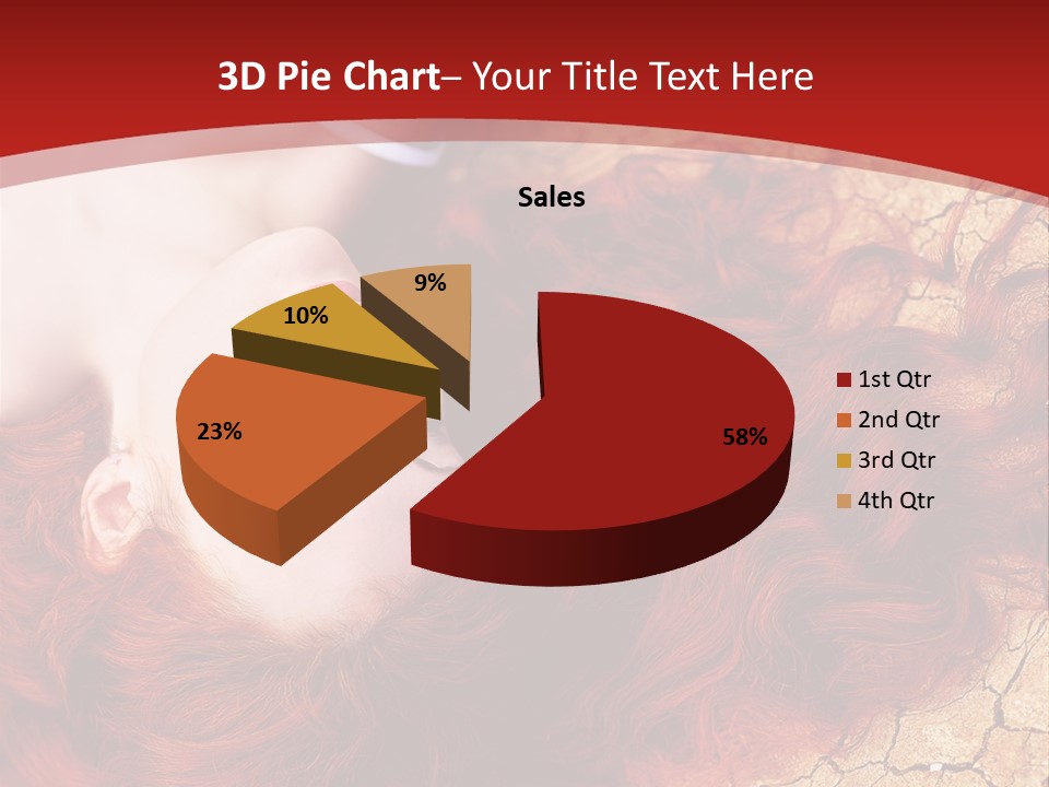 Bad Depression Female PowerPoint Template